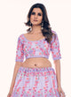 Load image into Gallery viewer, Net Lehenga Choli In Purple Color Clothsvilla
