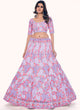 Load image into Gallery viewer, Net Lehenga Choli In Purple Color Clothsvilla