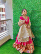 Load image into Gallery viewer, Rani Pink Color Jacquard Silk Pethani Lehenga Choli Set Clothsvilla