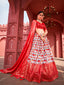 Red Color Haydrabadi Patola Printed Dola Silk Lehenga Choli Clothsvilla