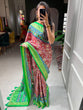 Load image into Gallery viewer, Red Color Patola Printed Dola Silk Saree Clothsvilla