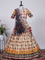 Red Color Foil And Printed Pure Cotton Lehenga Choli Clothsvilla
