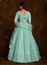 Load image into Gallery viewer, Regal Sea Green Dori Work Wedding Trendy Lehenga Choli Clothsvilla