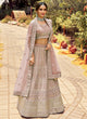 Load image into Gallery viewer, Mauve Sangeet Lehenga Choli Clothsvilla