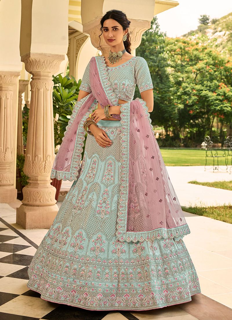 Buy Pink Green Ready to Wear Lehenga Choli for Women or Girl Wedding Wear  Outfits and Party Wear Lengha Choli Bridesmaid Lehenga Online in India -  Etsy