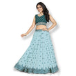 Load image into Gallery viewer, Sky Blue Party Wear Sequins Embroidered Tapetta Lehenga Choli Clothsvilla
