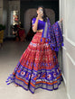 Load image into Gallery viewer, Red Color Patola Printed With Foil Work Tussar Silk Lehenga Choli ClothsVilla