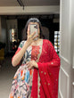 Load image into Gallery viewer, Off White Color Printed With Weaving Work Patta Soft Chanderi  Dress Clothsvilla