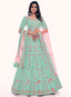Net Long Choli Lehenga For Party Clothsvilla
