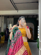 Load image into Gallery viewer, Mustard Color Printed With Zari Weaving Work Viscose Dola Silk Lehenga Choli Clothsvilla