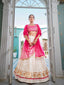 White Color Sequins Embroidery Work Georgette Lehenga Choli Clothsvilla