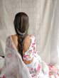 Load image into Gallery viewer, White Color Printed With Pearl Lace Border Georgette Saree Clothsvilla