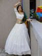 Load image into Gallery viewer, White Color Pure Cotton Navaratri Special Chaniya Choli Clothsvilla