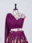 Wine Color Georgette Ready Made Blouse Clothsvilla