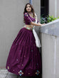 Load image into Gallery viewer, Wine Color Original Mirror Handwork Cotton Lehenga Choli Clothsvilla
