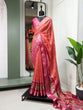 Load image into Gallery viewer, Red Color Digital Patola Printed Dola Silk Saree Clothsvilla