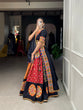 Load image into Gallery viewer, Multi Color Printed With Gamthi Work Cotton Lehenga Choli ClothsVilla.com