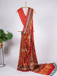 Load image into Gallery viewer, Red Color Digital Printed Pure Gaji Silk Saree Clothsvilla
