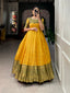 Yellow Color Zari Weaving Work Kanjivaram Dress Clothsvilla