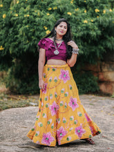 Load image into Gallery viewer, Yellow Color Sequins And Thread Embroidery Work Georgette Two Piece Lehenga Set Clothsvilla