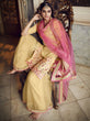 Load image into Gallery viewer, Yellow Organza Partywear Sharara Suit Clothsvilla