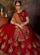 Load image into Gallery viewer, Fantastic Maroon Color Satin Base Designer Lehenga Choli Clothsvilla