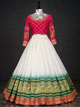 Load image into Gallery viewer, White Color Navratri Special Chaniya Choli Design Clothsvilla